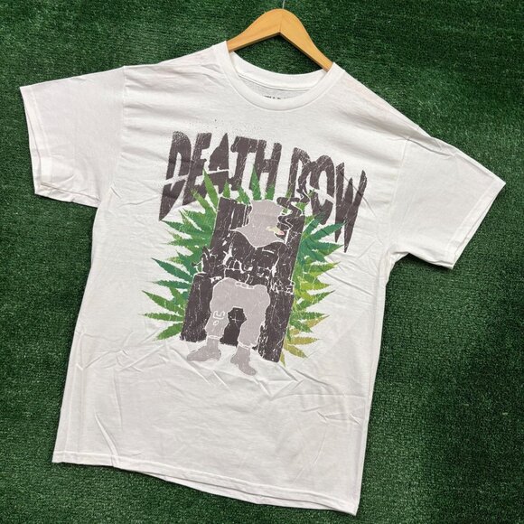 Death Row Records Electric Chair Gardening T-Shirt Size Large - Picture 3 of 4